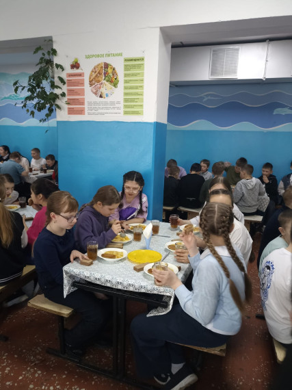 В школьной столовой  прошёл  родительский контроль  за организацией питания школьников.