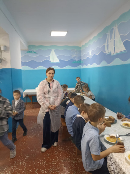 В школьной столовой  прошёл  родительский контроль  за организацией питания школьников.
